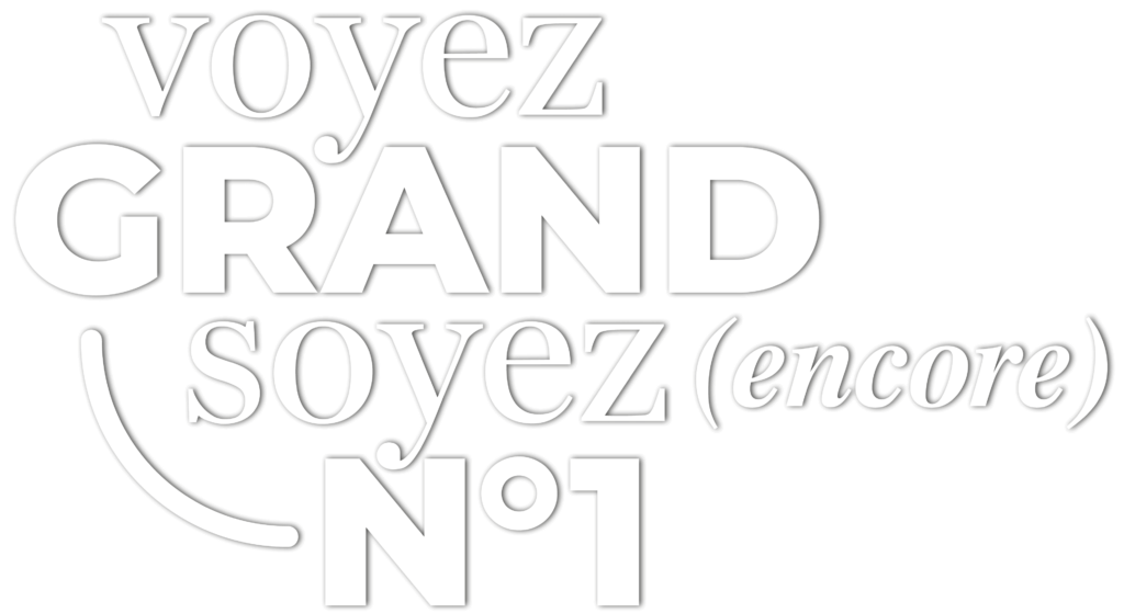 Logo voyez grand soyez (encore) numéro 1