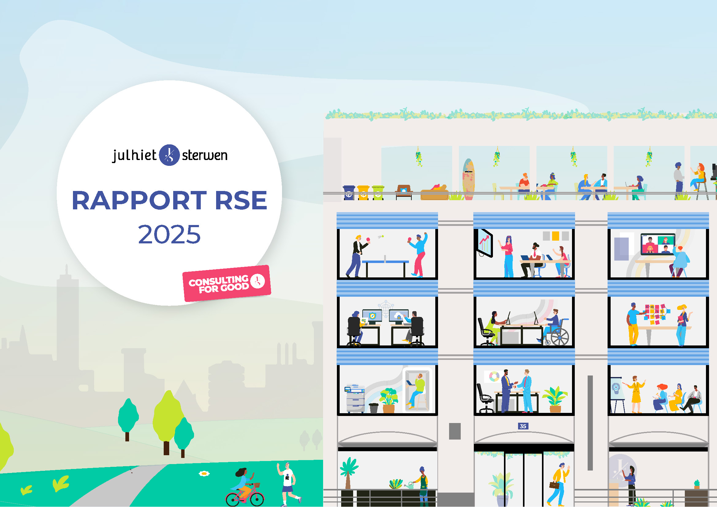 Rapport RSE 2025 de Julhiet Sterwen